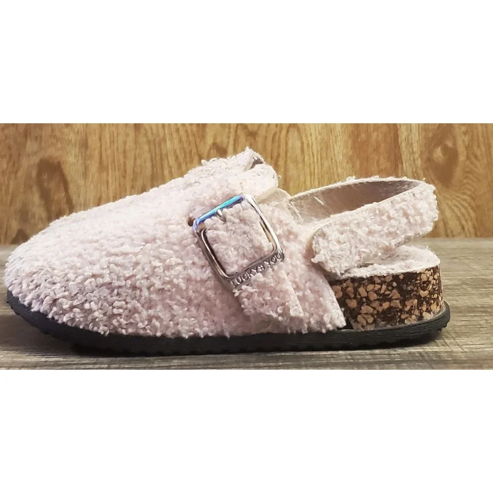 Lucky Brand Sherpa‎ Clogs Toddler Size 10 Pink